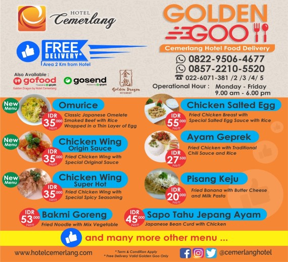 Cemerlang Hotel Food Delivery