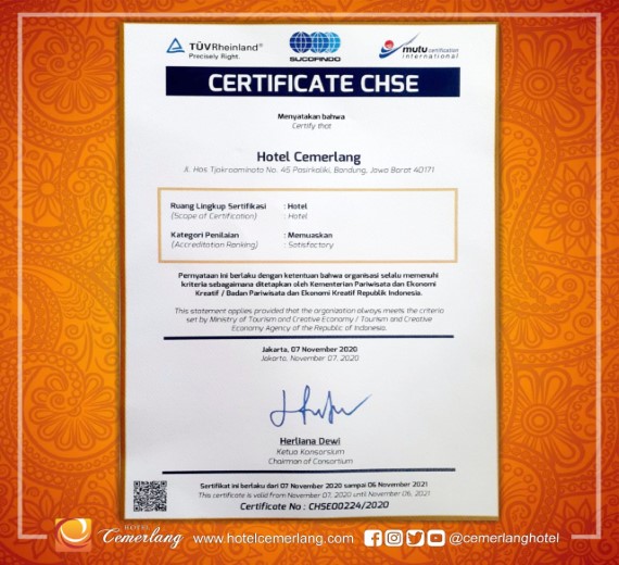 CHSE Certified