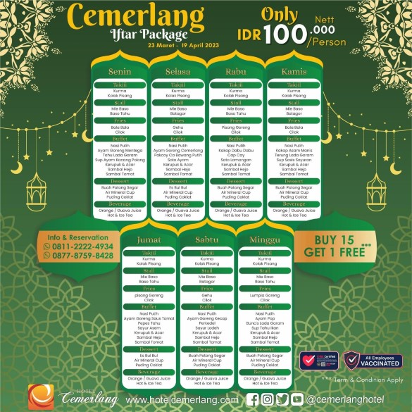 Cemerlang Iftar Package 2023